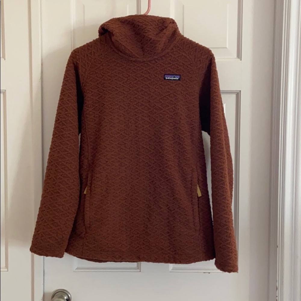 Patagonia Diamond Capri Hoodie in Moccasin Brown M